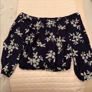 A off the shoulders shirt